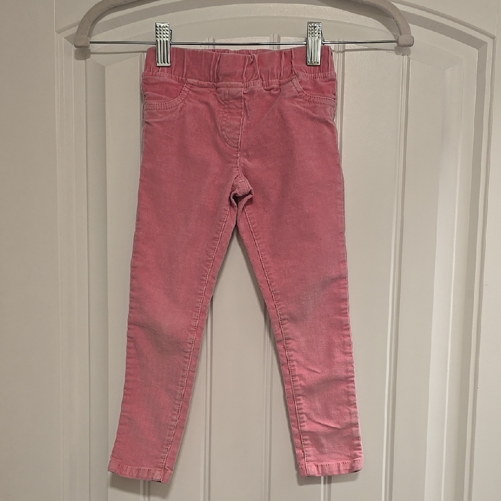 Baby Boden Skinny Pink Cordoroy Pant